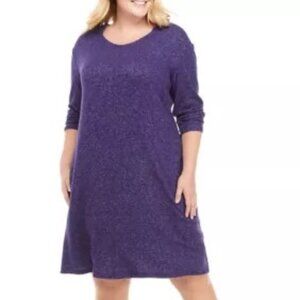 EUC blue hooded dress